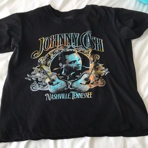 Jonny cash graphic tee!!